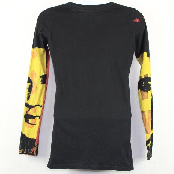 Rare Peter Mars Las Vegas Elvis Presley Graphic Long Sleeve Womens Large - Picture 2 of 7
